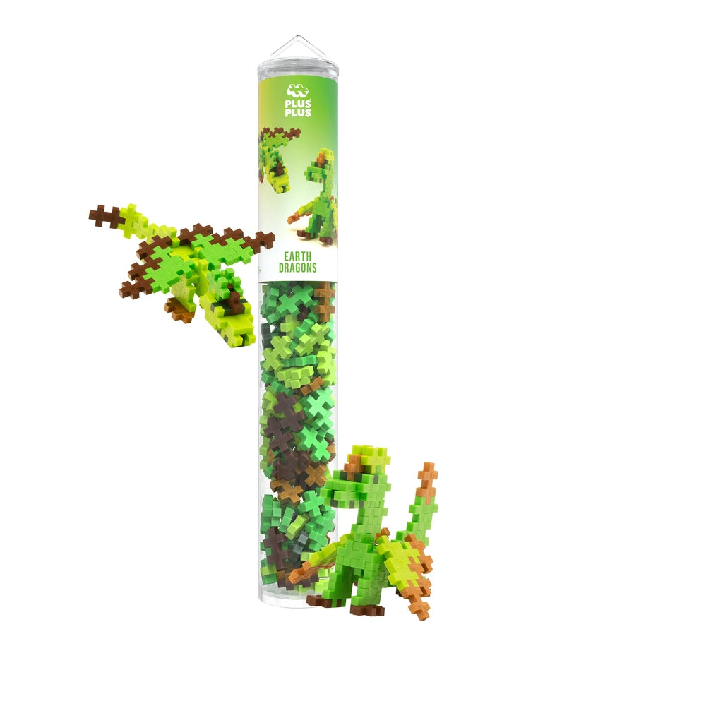 Plus Plus - Tube Dragons de la Terre - 100 mcx