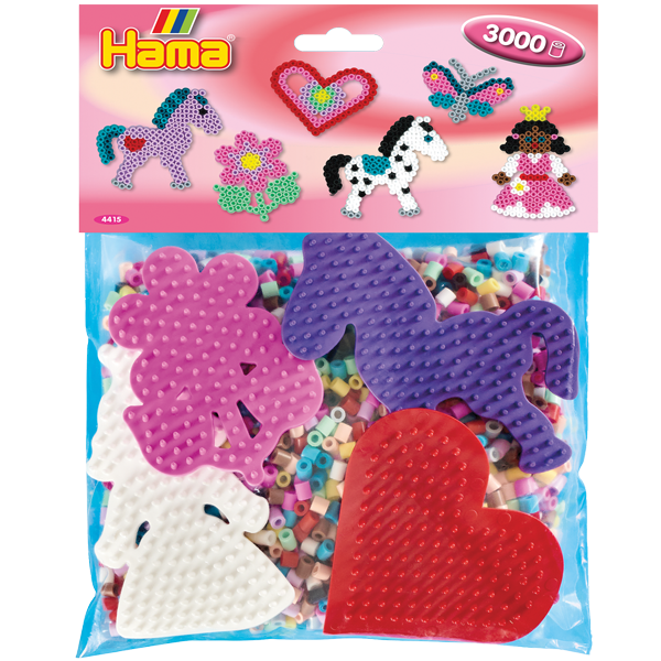 Hama - Midi 3000 perles - Pack A