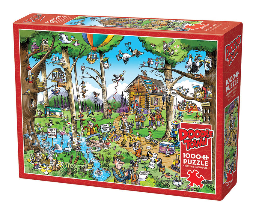 Doodle Town - Birdwatcher's Paradise - 1000 pcs