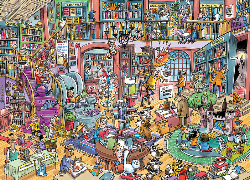 Doodle Town - Bookshop Bedlam - 1000 pcs