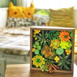 OKTO Wood & Craft - Succulentes - Énergie (Multi)