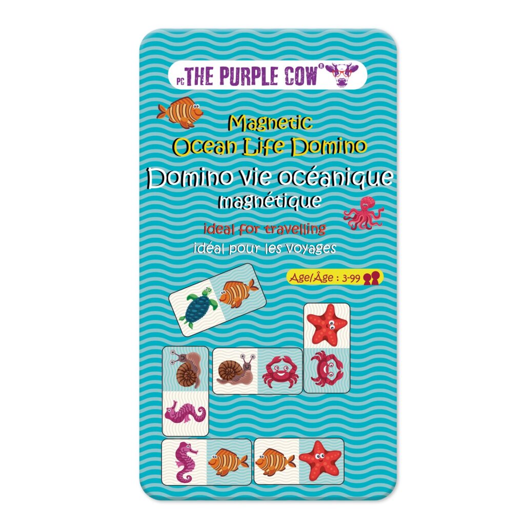 The Purple Cow - Magnetic Ocean Life Domino (Bil)