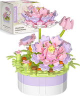 Mini Bricks Potted Flower - Lotus