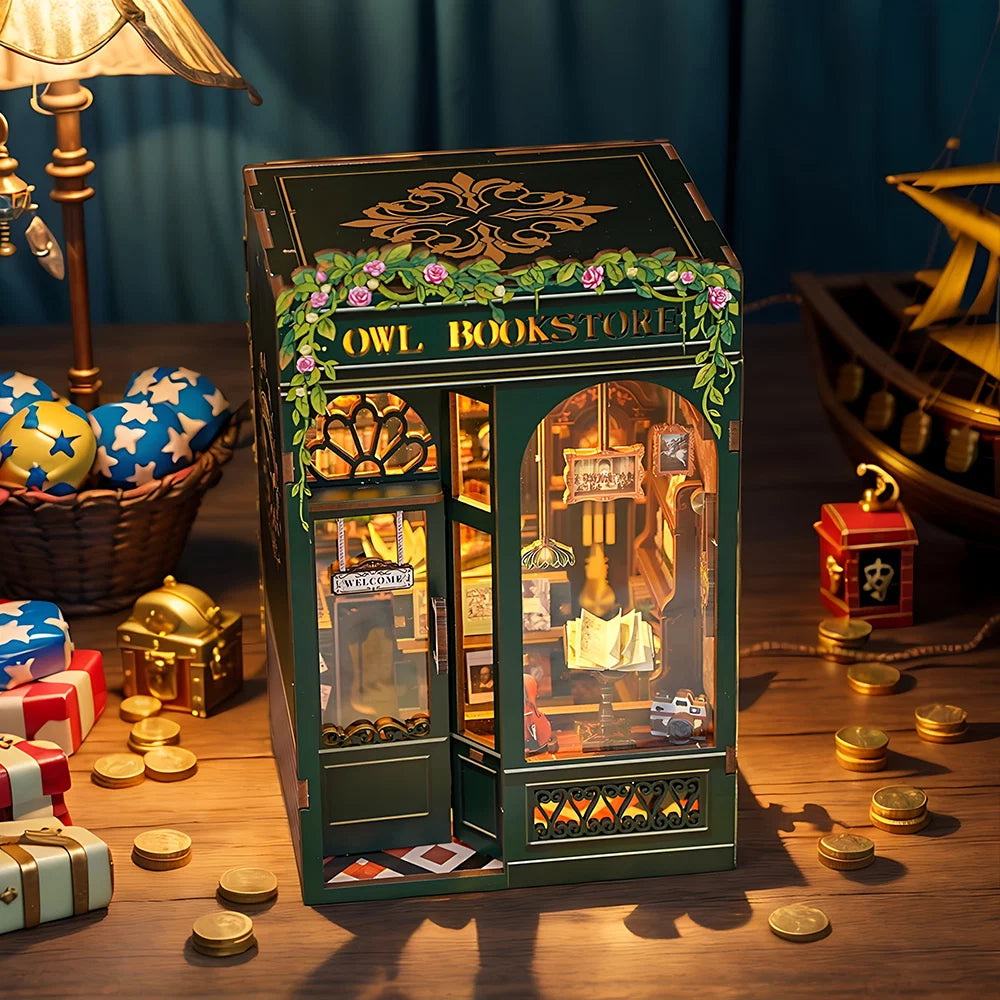 DIY Book Nook - Owl Bookstore