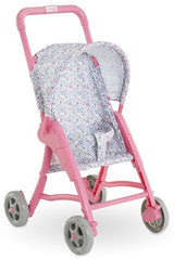 Poussette florale pour poupon 30 cm