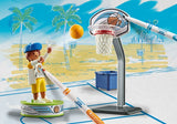 Patineur avec ballon de basket - Playmobil Color