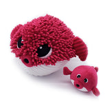 Gobetou the Pufferfish - Mom and Baby - Beet