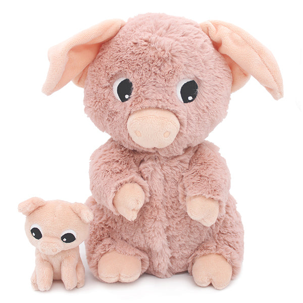 Barbekiou le cochon - Maman et bébé - Rose