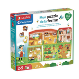 Mon puzzle de la ferme - Clementoni Education (Fr)
