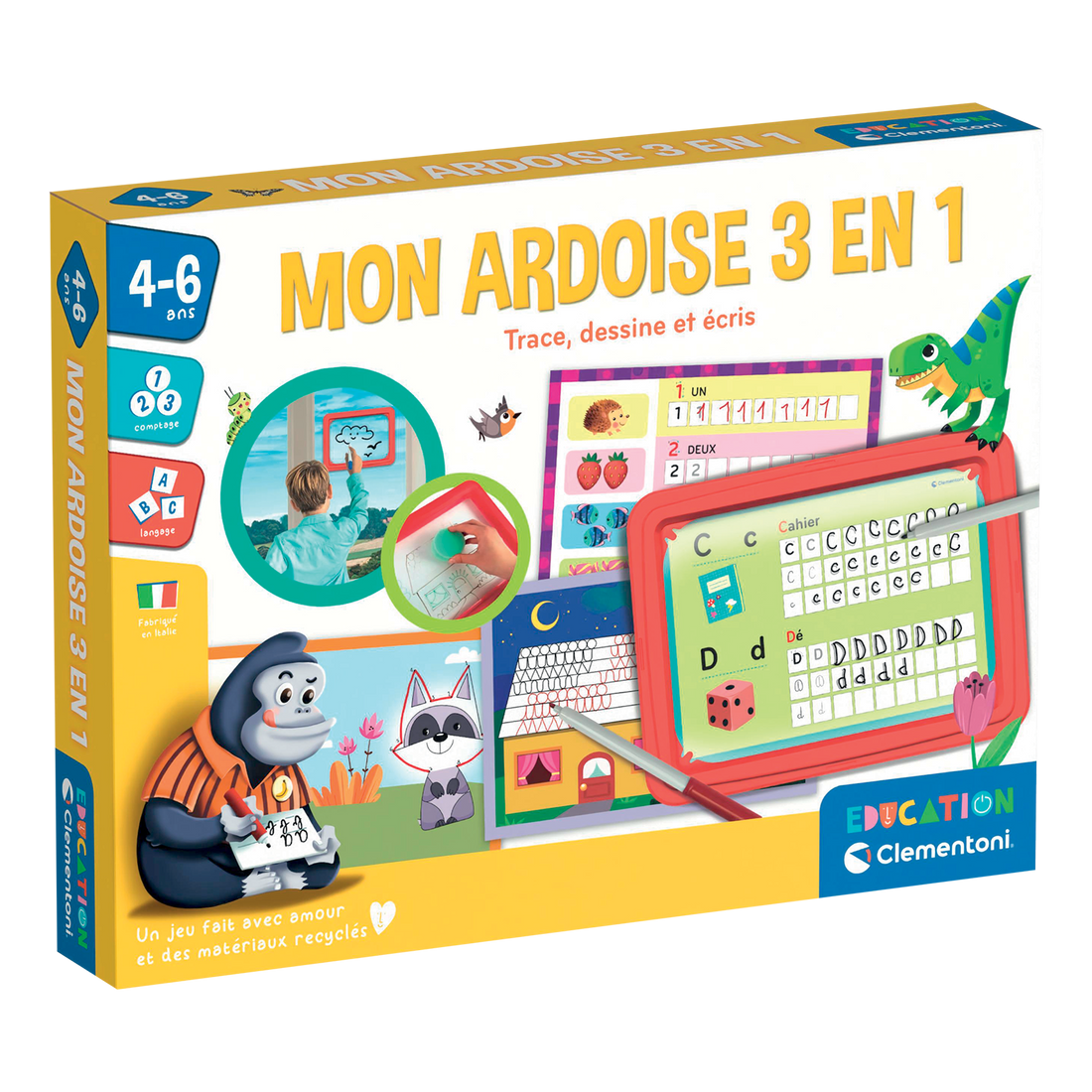 Mon ardoise 3-en-1 - Clementoni Education (Fr)
