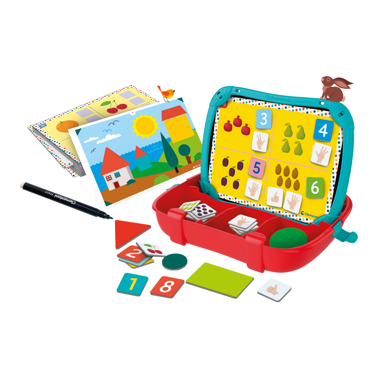 Étui magnétique - Nombres et formes (Fr)