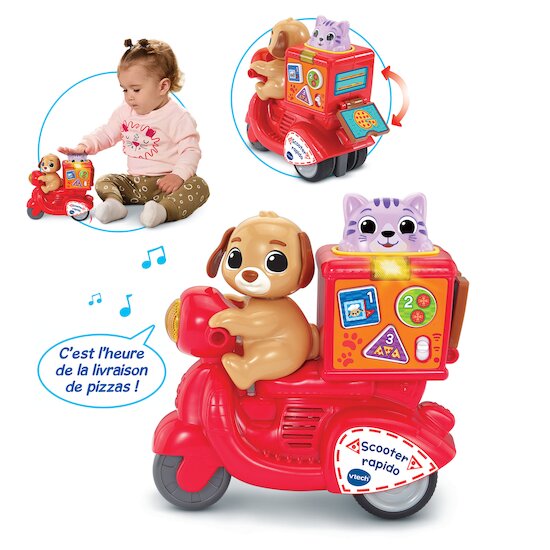 VTech - Press et Go Scooter Rapido (Fr)