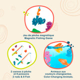 Ensemble de Cannes à Pêche Magnétiques