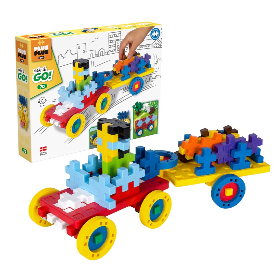 Plus Plus BIG - Make and Go - 70 pcs