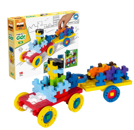 Plus Plus BIG - Make and Go - 70 pcs
