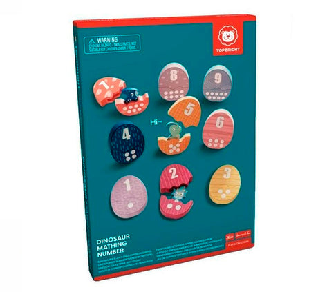 Top Bright - Correspondance des nombres de dinosaures