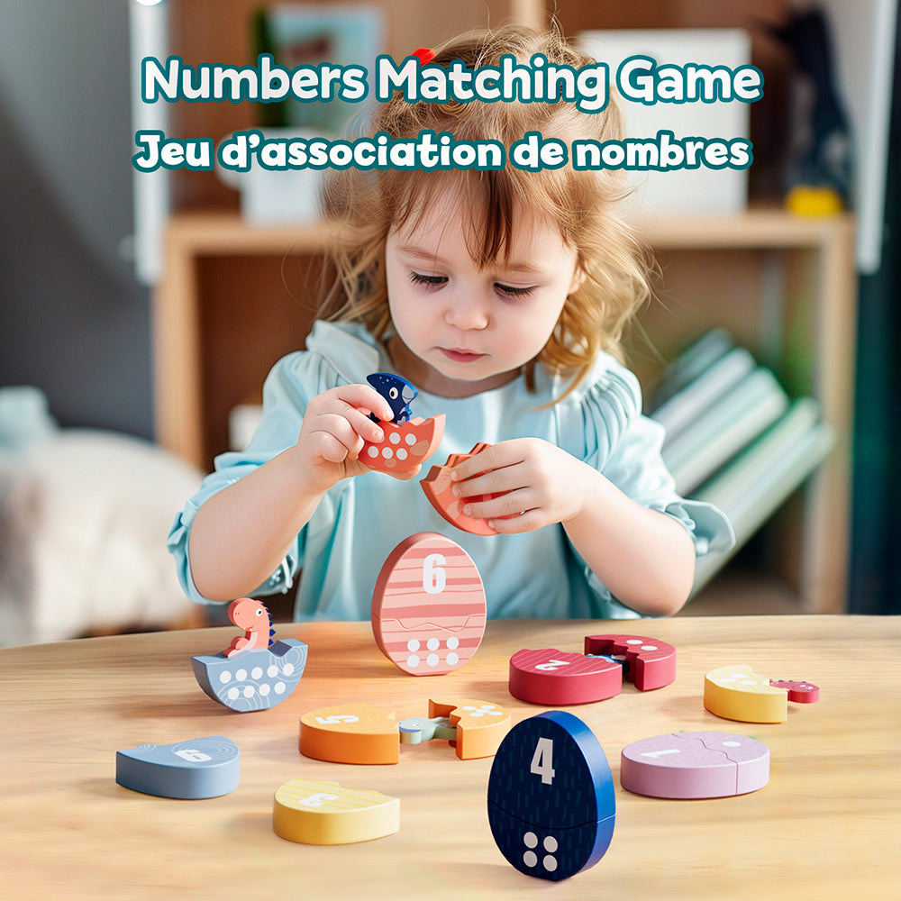 Top Bright - Correspondance des nombres de dinosaures