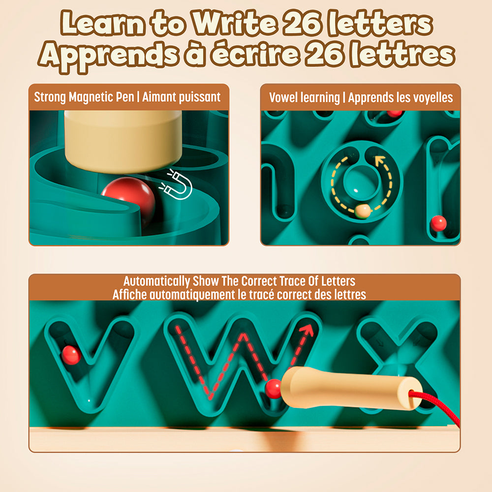 Top Bright - ABC Magnetic Alphabet Tracing Board