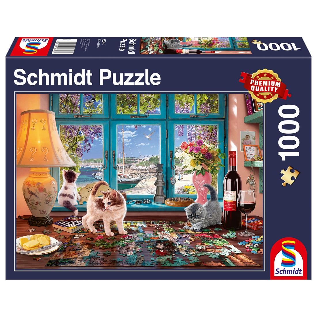 Table avec puzzle - 1000 mcx