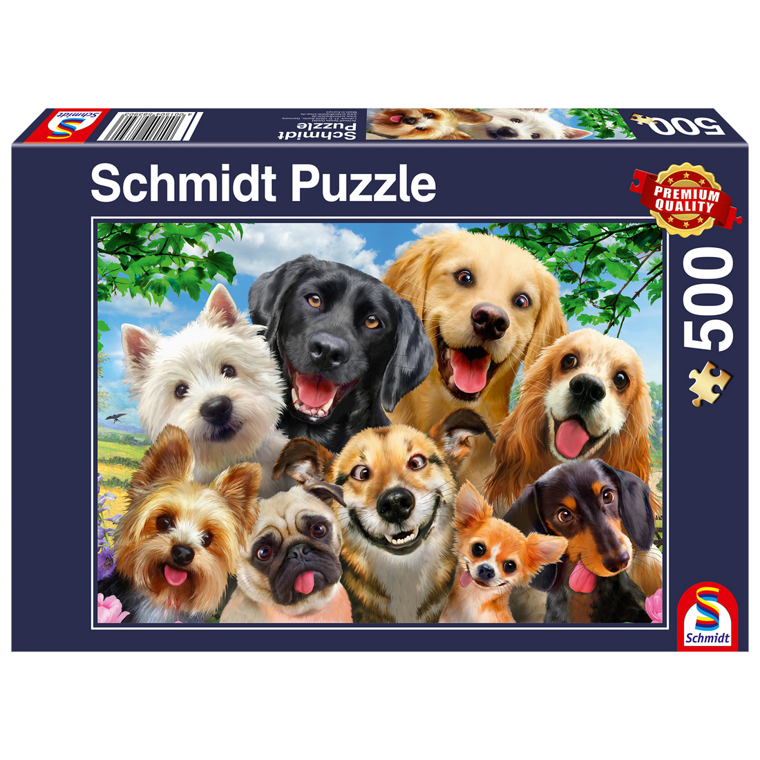 Selfie des chiens - 500 pcs