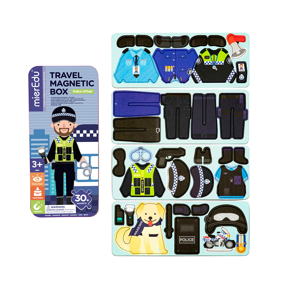 MierEdu - Magnetic Travel Box - Police Officer