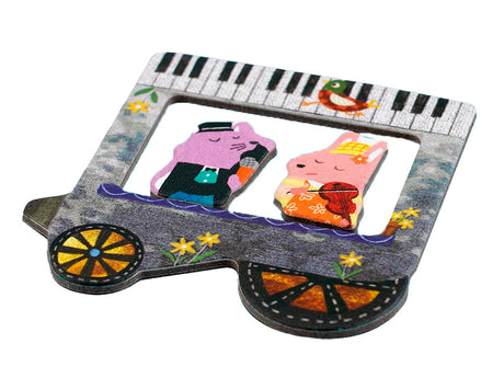 MierEdu - Boîte magnétique de voyage - Véhicules