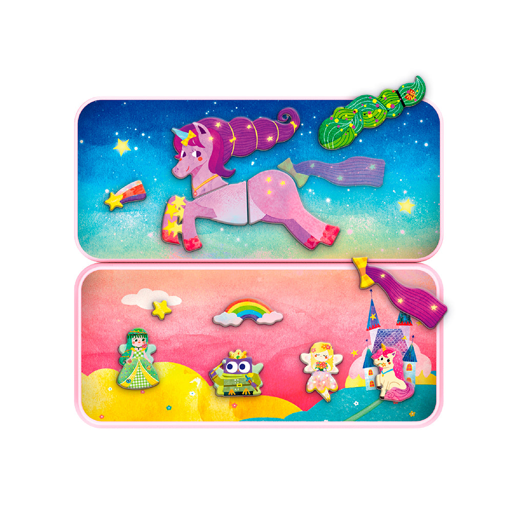 MierEdu - Boîte magnétique de voyage - Licornes