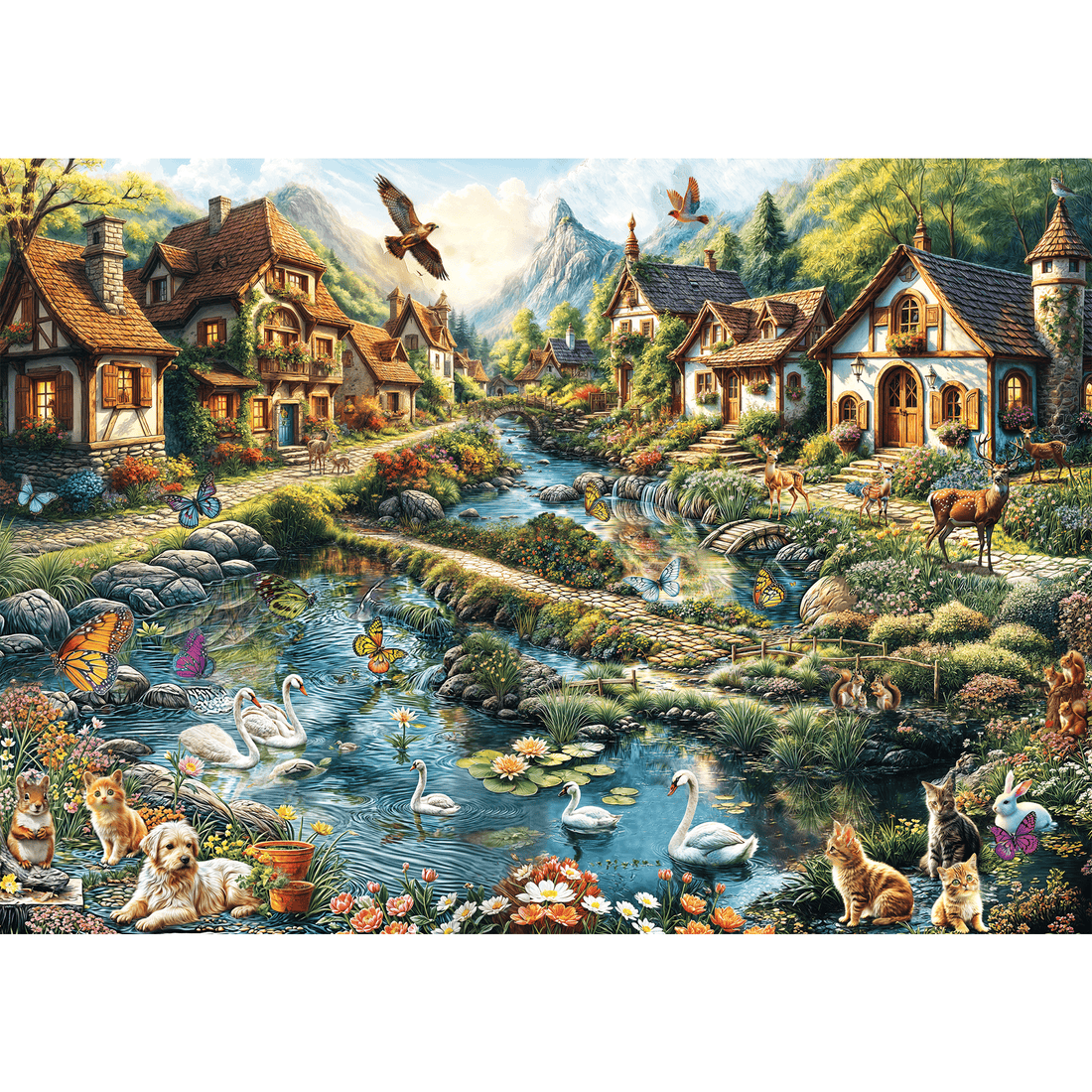 Village à l'orée de la forêt - 1000 mcx