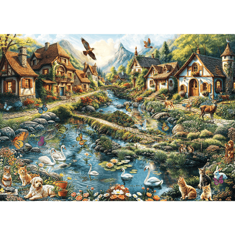 Village à l'orée de la forêt - 1000 mcx