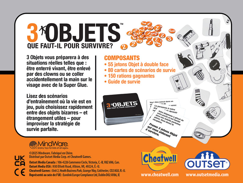3 objets (Fr)