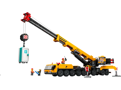 La grue de construction mobile jaune - City