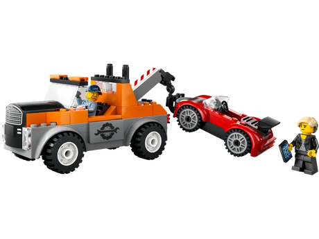 Le remorquage et la réparation de la voiture de sport - City