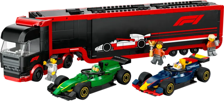 Le camion de F1 avec les voitures de F1 RB20 et AMR24 - City