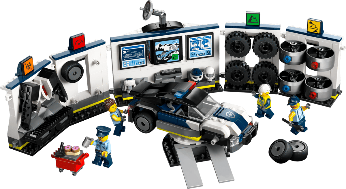 Le garage de personnalisation de voitures de police - City