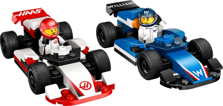 F1 Williams Racing and Haas F1 Race Cars - City