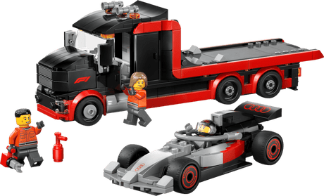 F1 Display Truck with Audi F1 Race Car - City