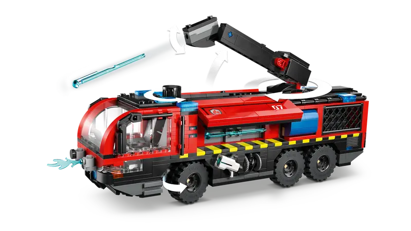 Le camion de pompiers de l'aéroport - City