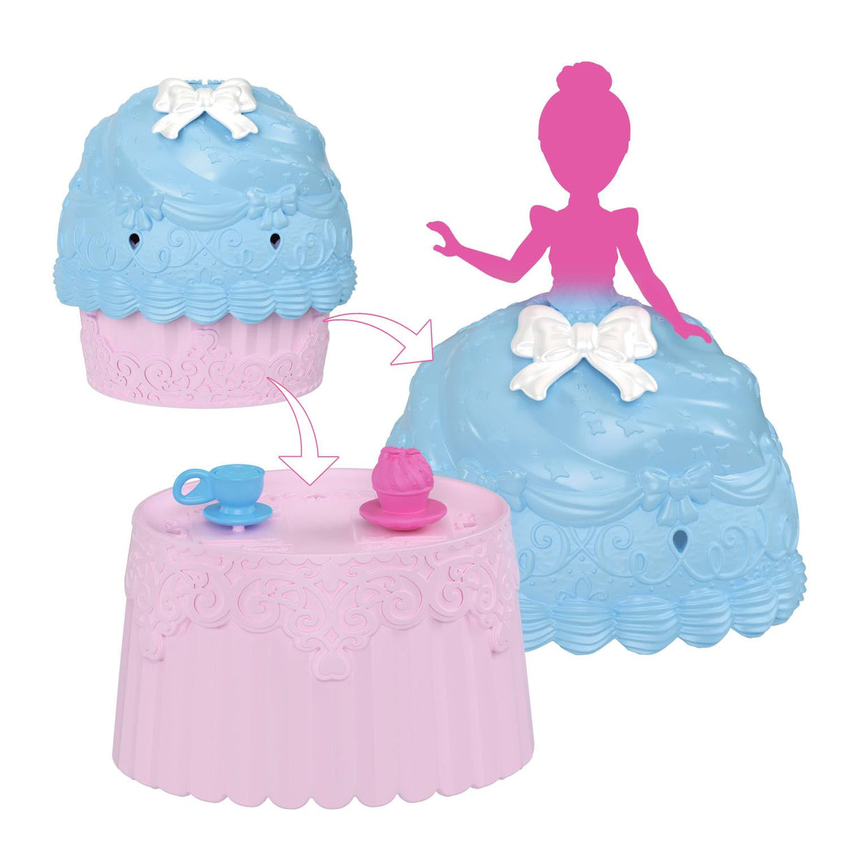 Princesses Disney - Mini poupée petit gâteau (assortiment)