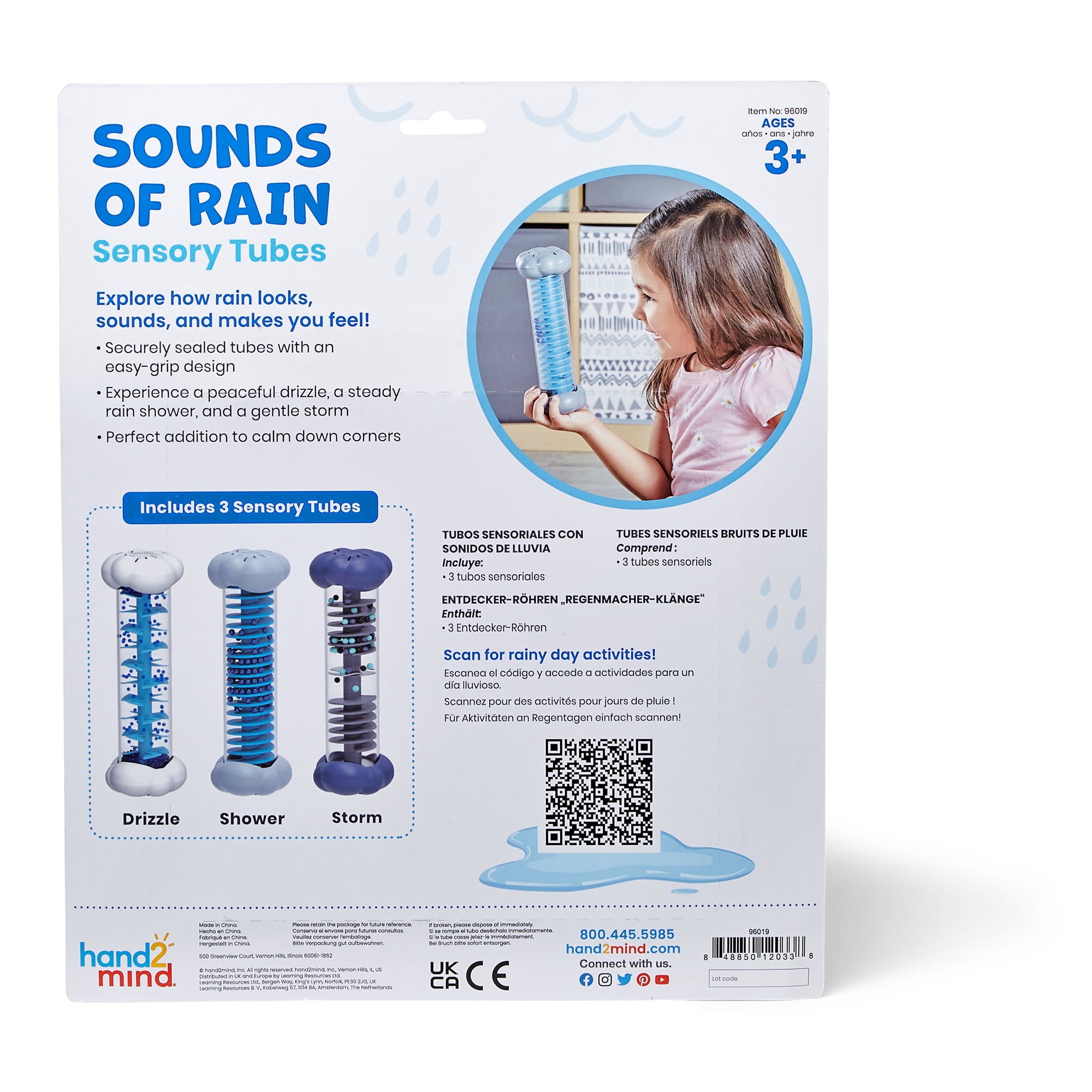 Tubes sensorielles - Sons de pluie
