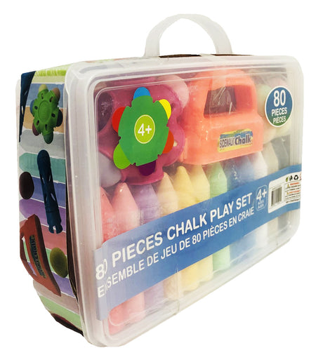 Ensemble de craies de trottoir 80 pièces
