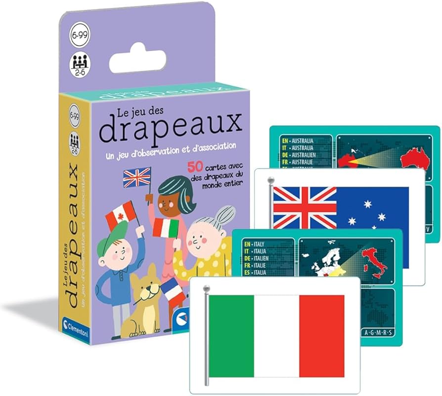 Le jeu des drapeaux (Fr)