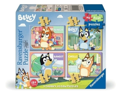 My First Puzzles - Bluey and Family - 2 à 5 pcs