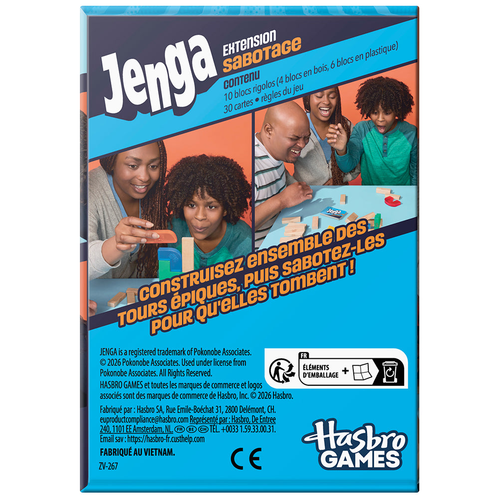Jenga - Funny Blocks + Sabotage (Ext) (Bilingual)