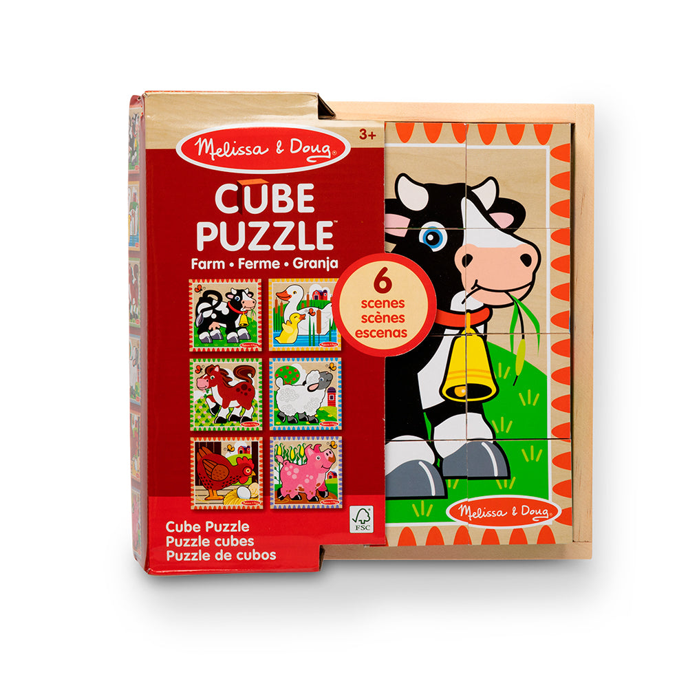 Puzzle cube - Farm - 16 pcs
