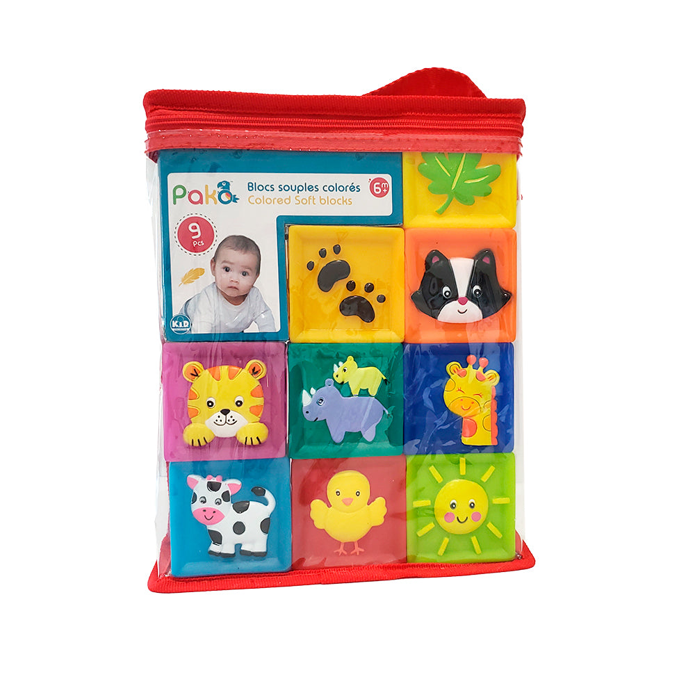 Pako - Blocs souples colorés 9 mcx