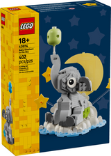 Le bébé éléphant dans le ciel - Lego