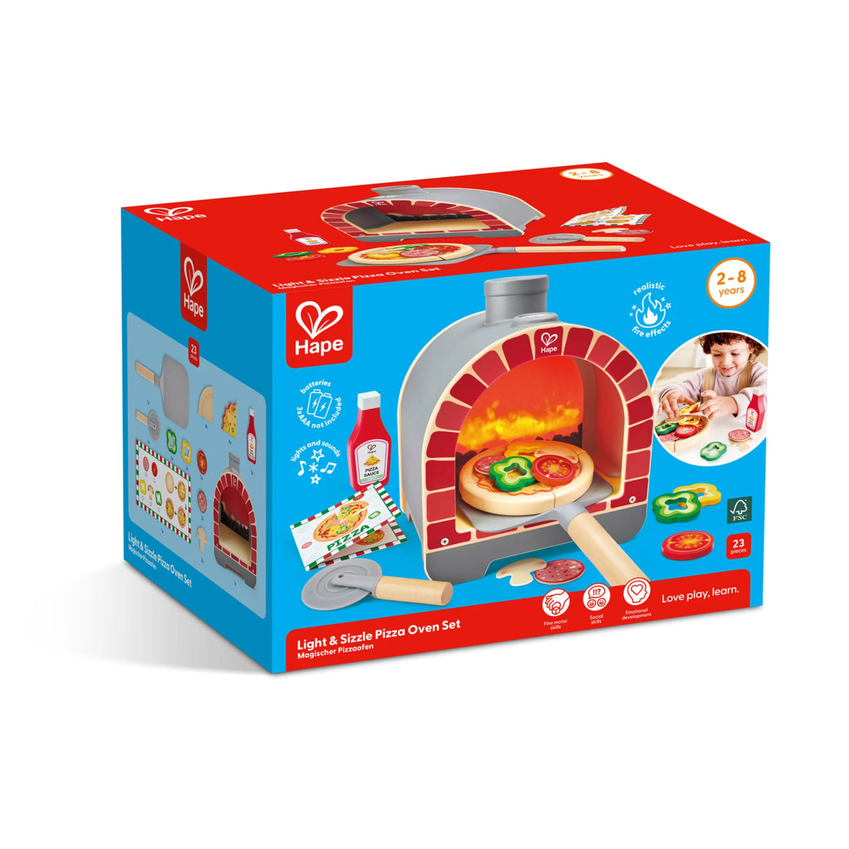 Light and Sizzle Pizza Oven Set
