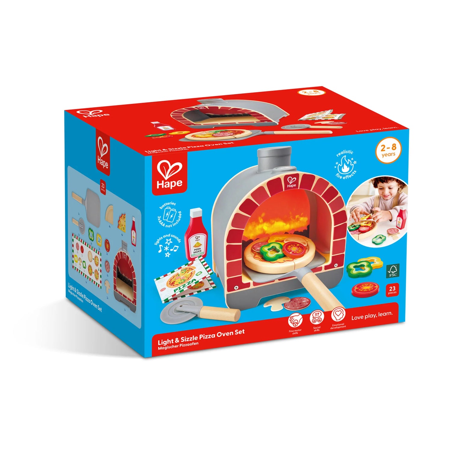 Light and Sizzle Pizza Oven Set