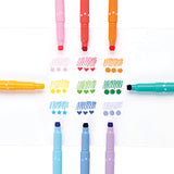 Confetti Stamp - Double Ended Markers (9)