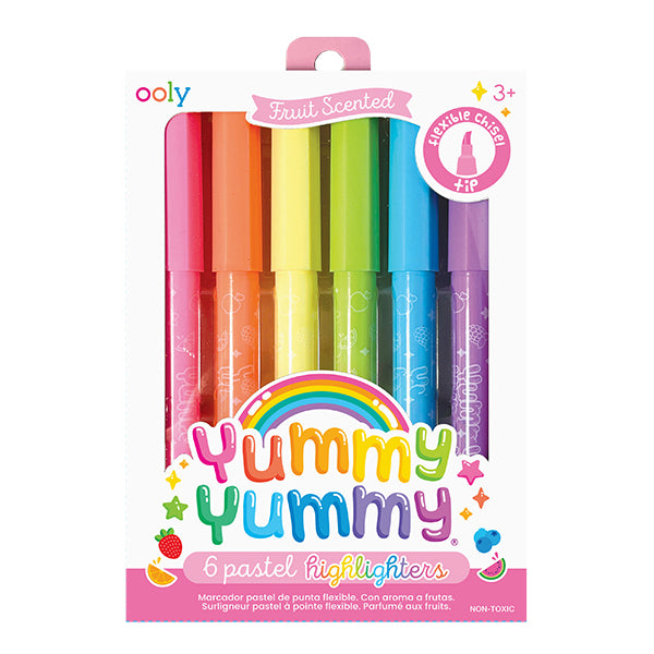 Yummy Yummy - Fruit Scented Pastel Highlighters (6)